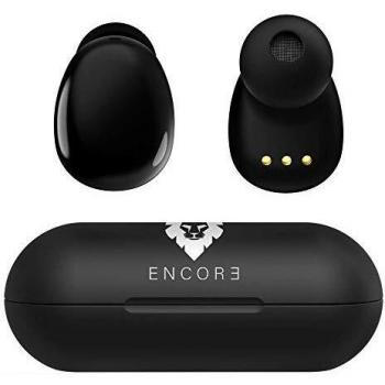 ENCORE® AIRTOUCH Marca Europea - Auriculares Inalambricos Bluetooth, 21h Sonido Estéreo con Bateria Externa, Auriculares con Microfono, Cascos Bluetooth TWS para Smartphone, Tablet, Pc iOS y Android