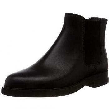 Camper Iman Women's Black Leather Ankle Boots