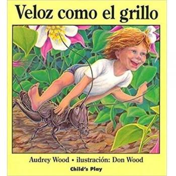 Quick as a Cricket dual language English/Spanish board book 160 x 145mm