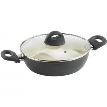 Tornwaldschmiede de sartén alta de aluminio forjado con revestimiento de cerámica, 24 cm