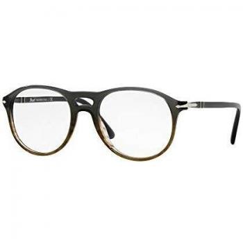 Persol 0PO3202V Monturas de gafas, Aviador, 53, Gradient Grey Striped Green