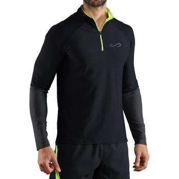 Sudadera de hombre Endless Epic II en color Negro y Amarillo