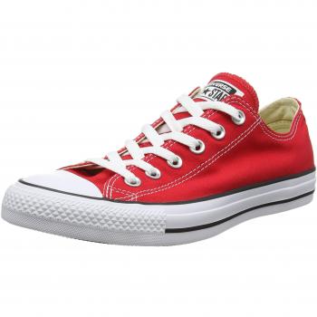 Converse Chuck Taylor All Star Low Red Canvas Sneakers