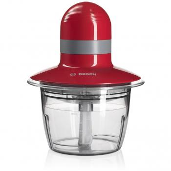 Bosch Hogar MMR08R2 - Picadora, 400 W, Capacidad 0.8 litros, color rojo