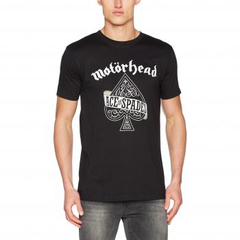 MERCHCODE Motörhead Ace Of Spades Tee, Camiseta Hombre, Negro, M
