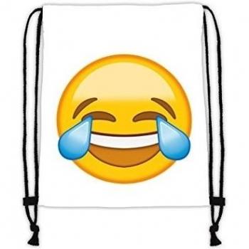 hanessa yute Bolsa con emoticono Emoticons Smiley Smilie Diseño Diseño Bolsa de deporte bolsa mochila ba3329 Gym Bag Mochila Hipster Fashion Sport de bolsa bolsa de la compra