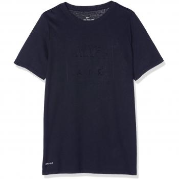 Nike Dry Air Logo Camiseta, Niños, Obsidian, Large