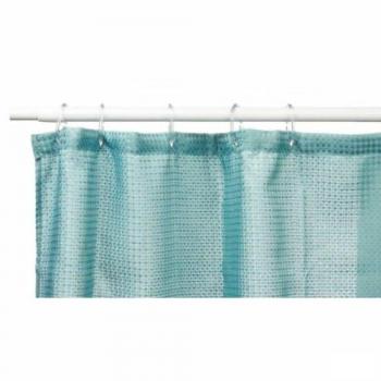 Cortina de Ducha Berilo Puntos Verde Turquesa Poliéster 180 x 180 cm (12 Unidades)