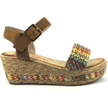 Alpargatas de mujer MANDARINA D43 multicolor 524