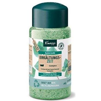 Cristales de Baño Kneipp para Resfriados con Eucalipto y Menta - 600g, Sales de Baño Aromáticas Naturales