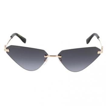 Dsquared2 Rimless Cat-Eye Sunglasses with Gradient Lenses - Yellow, Size 63 MM
