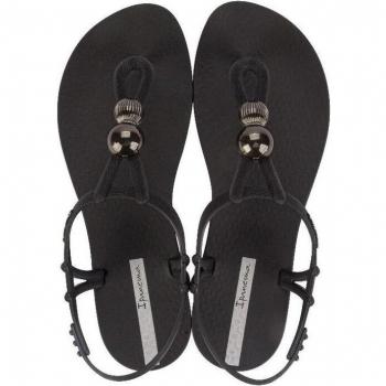 Sandalias Ipanema Class Spheres Sandal Fem Black Silver