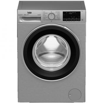 Beko B3WFT58220X Lavadora de Carga Frontal 8kg, 1200rpm, Clase Energética C, Acero Inoxidable con SteamCure y Bluetooth