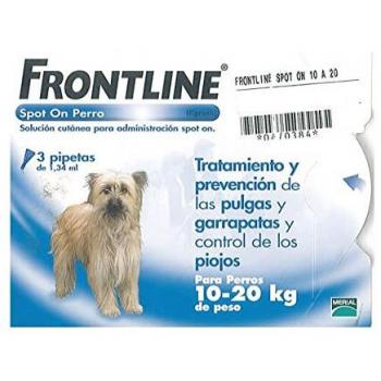Frontline Spot On para Perros de Raza Mediana 10-20 kg