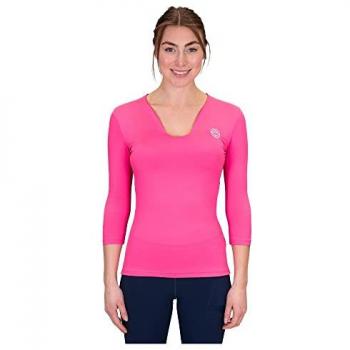 Bidi Badu Crew V-neck Camiseta De Manga Larga Mujeres Rosa - S