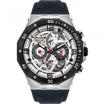 Men's Police Modern Casual Black Quartz Analog Watch