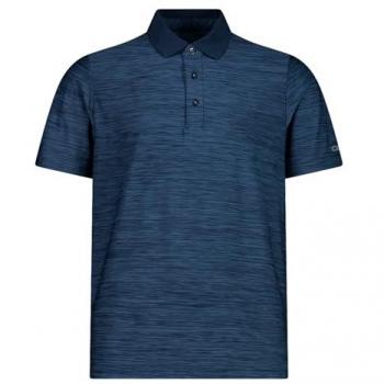 CMP Indigo Blue Stretch Short Sleeve Polo Shirt - XL