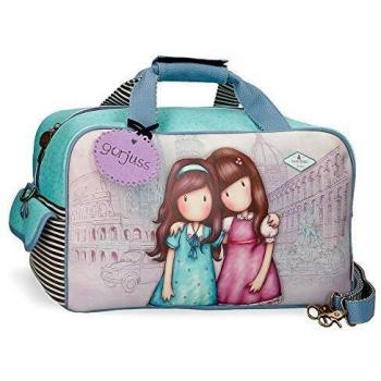 Gorjuss Bolso de Viaje Friends Walk Together, Morado, 45x25x25 cm