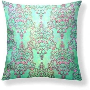 Throw Pillow Cushion Cover Damask Pastel Throws For Sofa