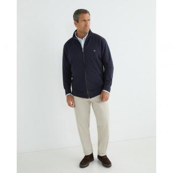 GANT - Sudadera Shield con cremallera de hombre tallas grandes