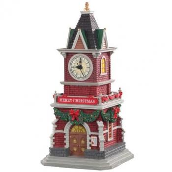 Lemax Multicolored Tannenbaum Clock Tower Christmas Decoration