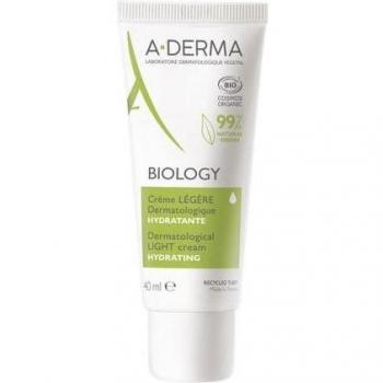 A-Derma Biology Crema Ligera Dermatológica Hidratante 40ml
