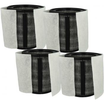 Filtro HEPA H12 4x compatible con Leitz TruSens Z-3000 y Z-3500 - Filtro de repuesto Vhbw