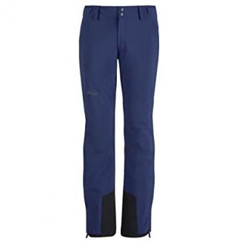 Pantalón de esquí para hombre Soll Agile Navy, impermeable, transpirable, con aislamiento térmico, diseño ajustado, múltiples bolsillos, cintura ajustable y refuerzos en las piernas