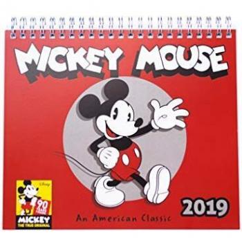Grupo Erik Editores CS19009 - Calendario de sobremesa 2019 Mickey 90 Anniversary, 17 x 20 cm