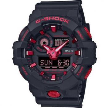 Casio G-Shock Limited GA-700BNR-1AER Analog Digital Quartz Watch, 200M Water Resistant, Men's Wristwatch, Red Series