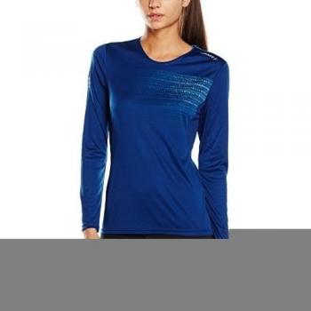 Craft Mind - Camiseta de running para mujer, color 2381 Deep/Impr/Gale, tamaño L