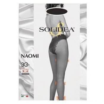 Medias Transparentes Solidea Naomi 30 Denier Compresión 8-11 mmHg Color Champán Talla 2M