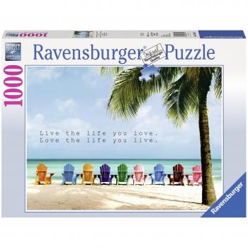 Rompecabezas Ravensburger Vive la vida que amas - 1000 piezas