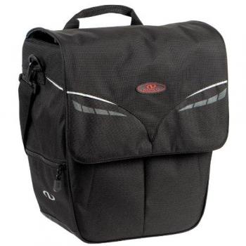 Norco Gepäckträgertasche Ohio City Shopper - Alforjas y Pantalones de Ciclismo con Bolsillos, Color Negro, Talla 25 x 20 x 10 cm, 13 Liter