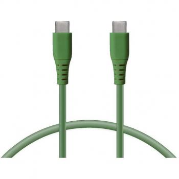 Cable de Datos/Carga USB-C/USB-C 65W 1m Verde