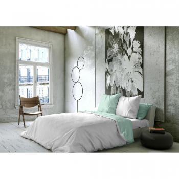 NATURALS Fundas nordicas Bicolor Reversible Verde/Blanco Cama 150 cm