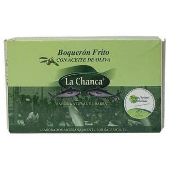 Boquerones fritos en aceite de oliva La Chanca 85gr