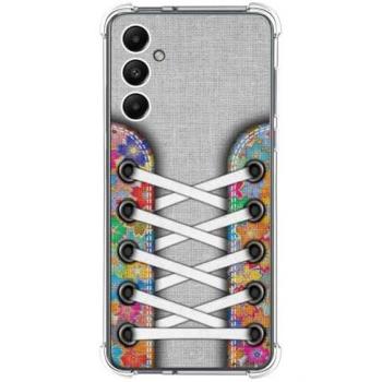 Funda Silicona Antigolpes para Samsung Galaxy A05s Diseño Zapatillas 04 Dibujos