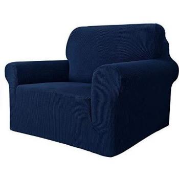 MAXIJIN Funda elástica para Silla para Sala de Estar, 1 Pieza Funda para Silla con Brazos Jacquard Protector para Silla Sofá Funda para sillón