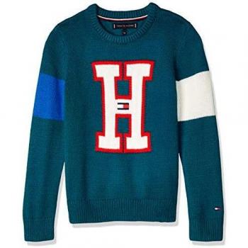 Tommy Hilfiger Jersey H Verde para Niños 12 Verde