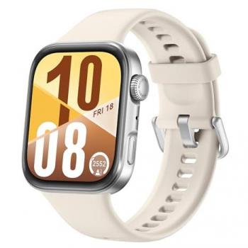 Huawei WATCH FIT 4 Smartwatch Digital 1.82 (38 mm) 480 x 408 píxeles, GPS, Bluetooth, Fluoroelastómero Blanco, Hasta 10 Días de Batería, Compatible con