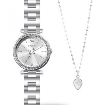 Reloj para Mujer Fossil Carlie ES5250SET con Collar - Set de Regalo Quartz