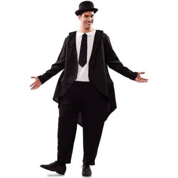 Disfraz de Gordo con traje para hombre