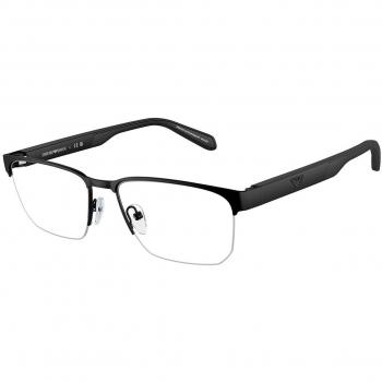 Emporio Armani EA1162 Eyewear, Color: 3001, Style: Squared, Gender: Men, Colorway: Black