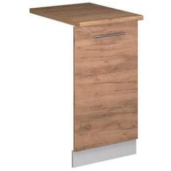 Panel Frontal para Lavavajillas Fame-Line, Roble Dorado/Blanco, 45 cm, Accesorio de Cocina