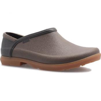 Rouchette Origin Premium Brown Rubber Clogs and Short Work Boots