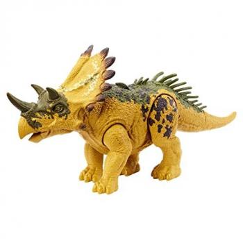 Jurassic World Rugido Salvaje Regaliceratops - Figura de dinosaurio de juguete con sonidos, apto para niños mayores de 4 años