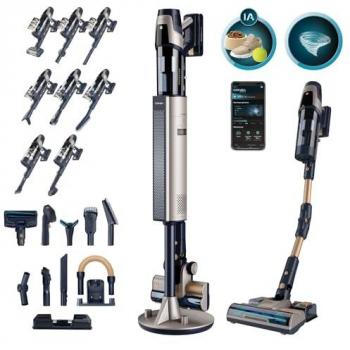 Aspirador Escoba Sin Cable Conga Rockstar 11500 IA - Autovaciado, 300 AW, 110 min autonomía, Tubo Flexible, App y Accesorios para Fregado