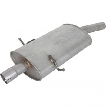 Silenciador central e intermedio 4MAX 0219-01-13021 y 4MAX 0219-01-13021P, tipo de silenciador para vehículos, fabricado en acero inoxidable con diseño de alta resistencia