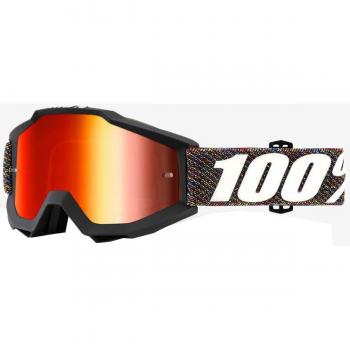 Inconnu 100% Accuri Youth máscara de Bicicleta de montaña Mixta niño, Negro